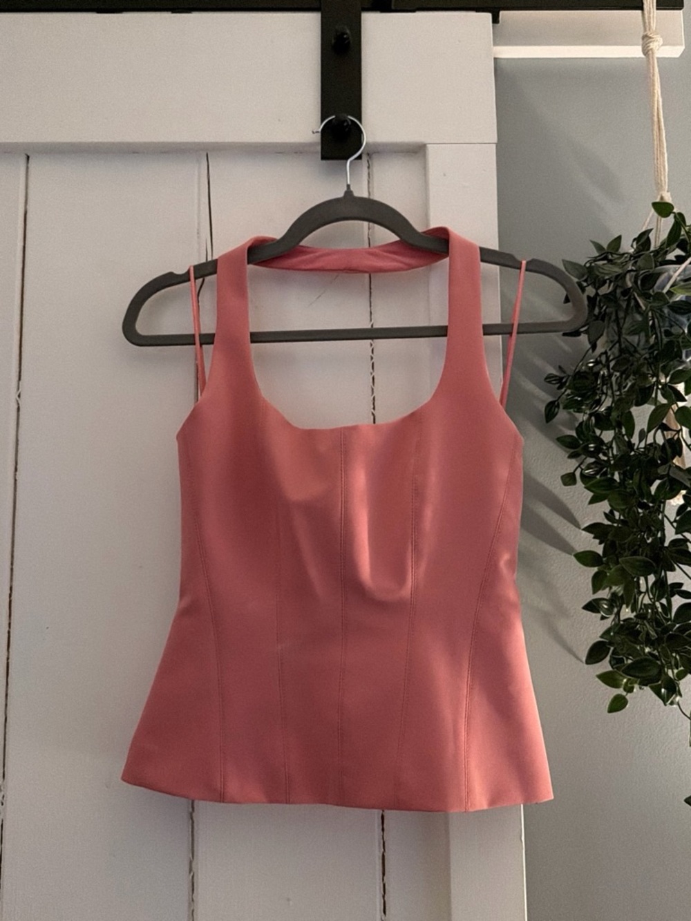 Zara Pink Corset Halter Top